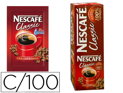 [422187] CAFE NESCAFE DESCAFEINADO MONODOSIS CAJA DE 10 SOBRES