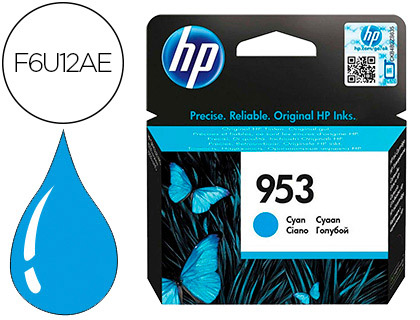 [F6U12AE] INK-JET HP JET 953 OFFICEJET PRO 8210 / 8710 / 8725 / 7730 630 PAGINAS CIAN