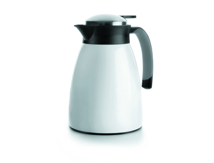 [62483L] JARRA SERVIDOR TERMO LACOR INTERIOR ACERO INOXIDABLE COLOR BLANCO 1L