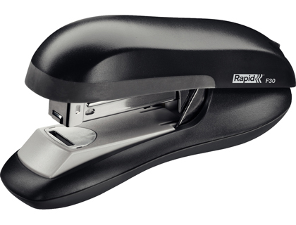 [23256500] GRAPADORA RAPID F30 PLASTICO ABS COLOR NEGRO CAPACIDAD 30 HOJAS USA GRAPAS 24/6 Y 26/6