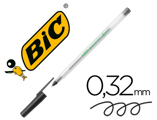 [8932403] BOLIGRAFO BIC ECOLUTIONS ROUND STIC NEGRO