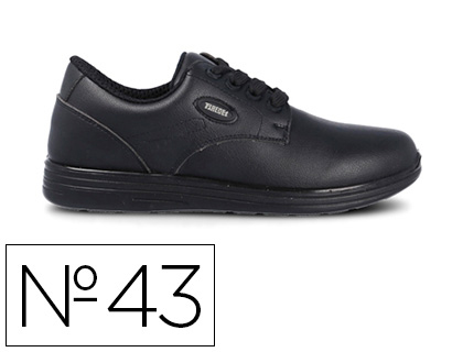 [OP5112 NE/43] ZAPATO DE SEGURIDAD PAREDES OCUPACIONAL HYDRA NEGRO TALLA 43