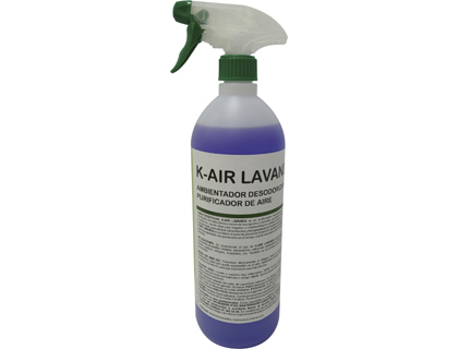 [K-AIR LAVANDA] AMBIENTADOR SPRAY IKM K-AIR AROMA FLOR DE LAVANDA BOTELLA DE 1 LITRO
