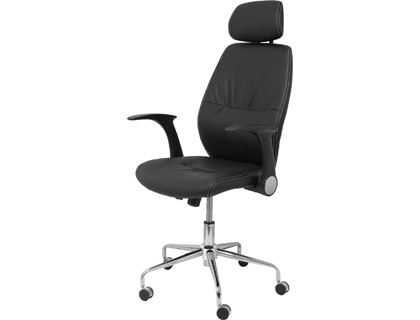 [239DBSPNEC] SILLA DIRECCION PYC BRAZOS RETRACTILES CON CABECERO REGULABLE EN ALTURA