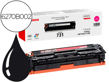 [6270B002] TONER CANON 731 M I-SENSYS LBP7100CN / LBP7110CW / MF623CN / MF628CW / MF8230CN / MF8280CW MAGENTA 1500 PAG