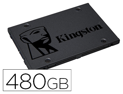 [SA400S37/480G] DISCO DURO SSD KINGSTON 2,5\" INTERNO SA400S37 480 GB