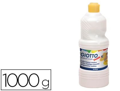 [F542900] PEGAMENTO COLA BLANCA GIOTTO VINILIK BOTE DE 1000 GR