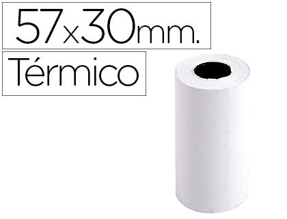 [40642E] ROLLO SUMADORA EXACOMPTA TERMICO 57 MM X 30 MM 55 G/M2 SIN BISFENOL A