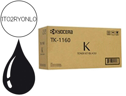 [1T02RY0NL0] TONER KYOCERA TK-1160 ECOSYS P2040DN NEGRO 7200 PAGINAS
