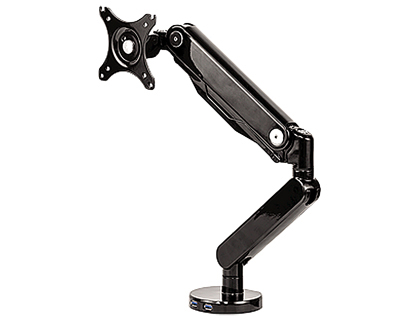 [8043301] BRAZO PARA MONITOR FELLOWES SERIE PLATINUM 1 PANTALLA AJUSTABLE ALTURA NORMATIVA VESA HASTA 8 KG NEGRO
