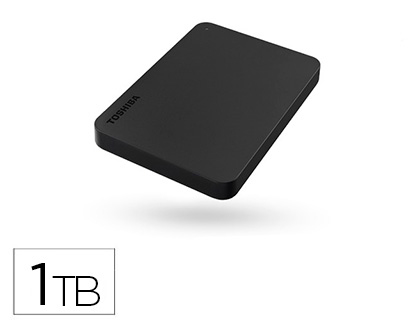 [HDTB410EK3AA] DISCO DURO TOSHIBA 2,5\" EXTERNO CANVIO BASICS 1 TB 5000 MBIT/S MICRO USB 3.0 NEGRO