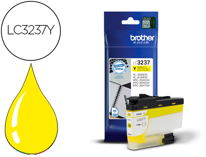 [LC3237Y] INK-JET BROTHER LC3237 HL-J6000DW / HL-J6100DW / MFC-J5945DW / MFC-J6945DW / MFC-J6947DW 1500 PAG AMARILLO