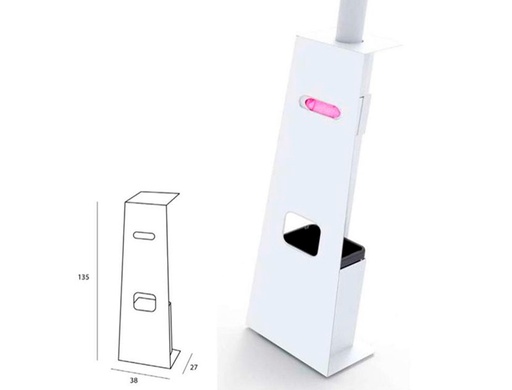 [EP/GG/PAP] DISPENSADOR PLANNING SISPLAMO DE GEL Y GUANTES CON PAPELERA INCLUYE BOTELLA GEL 1 LITRO 1350X270X380 MM