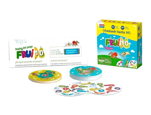[30011] JUEGO EDUCATIVO FALOMIR FRUI 10 CONTANDO HASTA 10