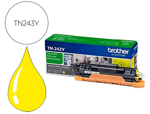 [TN243Y] TONER BROTHER TN243Y DCP-L3510CDW / HL- L3270CDW / MFC-L3710CW AMARILLO 1000 PAGINAS