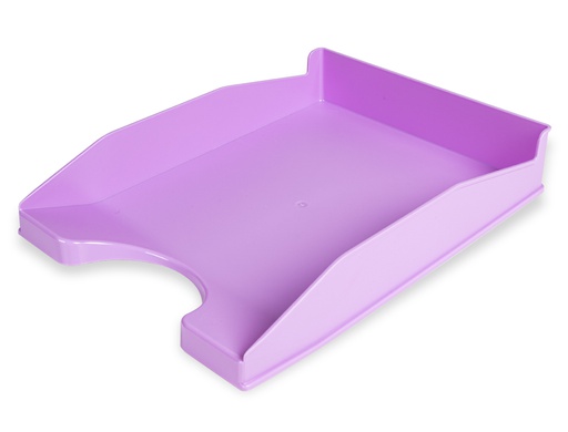 [KF17250] BANDEJA SOBREMESA PLASTICO Q-CONNECT LAVANDA OPACO 240X70X340 MM