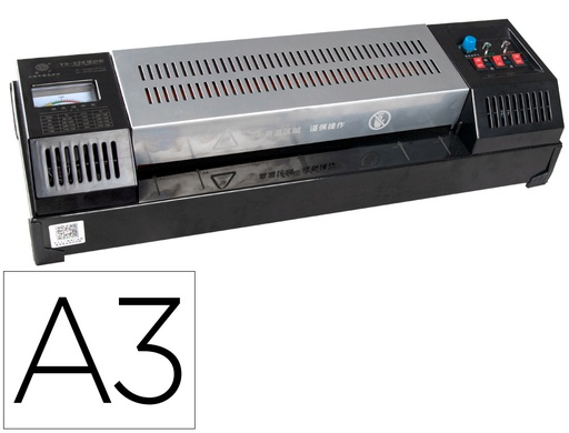 [KF16918] PLASTIFICADORA Q-CONNECT KF16918 PROFESIONAL RUGERIZADA CALIENTE DIN A3 CUATRO RODILLOS HASTA 200 MC