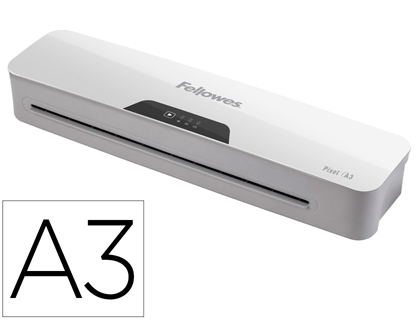 [5601601] PLASTIFICADORA FELLOWES PIXEL DIN A3 2 RODILLOS SISTEMA ANTIATASCO APAGADO AUTOMATICO HASTA 125 MC
