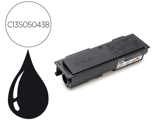 [C13S050438] TONER EPSON 0438 ACULASER M2000D / M2000DN / M2000DT / M2000DTN NEGRO 3500 PAGINAS