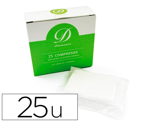 [482265] GASA ESTERIL ALGODON HIDROFILO CAJA DE 25 UNIDADES