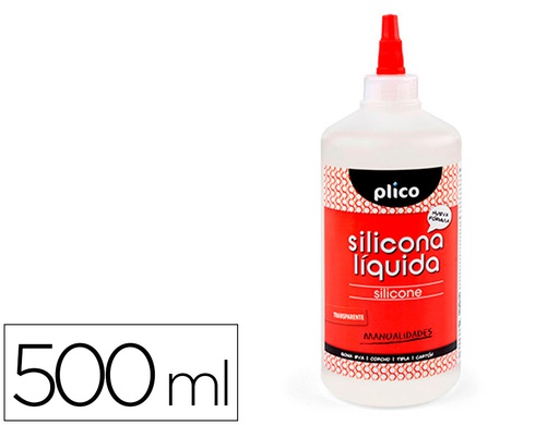 [13357] SILICONA LIQUIDA PLICO BOTE DE 500 ML