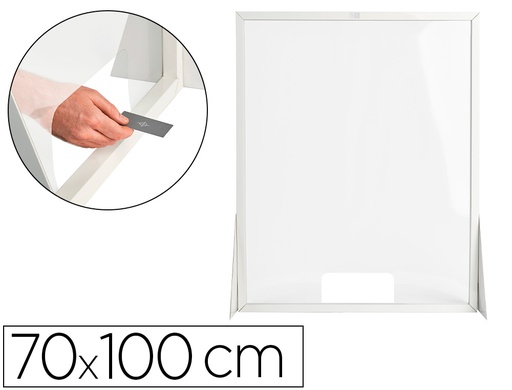 [KF10703] PANTALLA DE PROTECCION Q-CONNECT CARTON FORMATO VERTICAL 70X100 CM