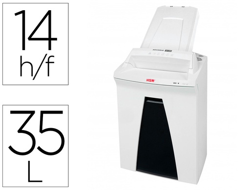 [2093121] DESTRUCTORA DE DOCUMENTOS HSM SECURIO AF300 CON SISTEMA AUTOFEED NIVEL DE SEGURIDAD 4 CAPACIDAD DE CORTE 14 HOJAS
