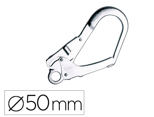[PZ022] GANCHO DE SEGURIDAD FARU ACERO GALVANIZADO 50 MM