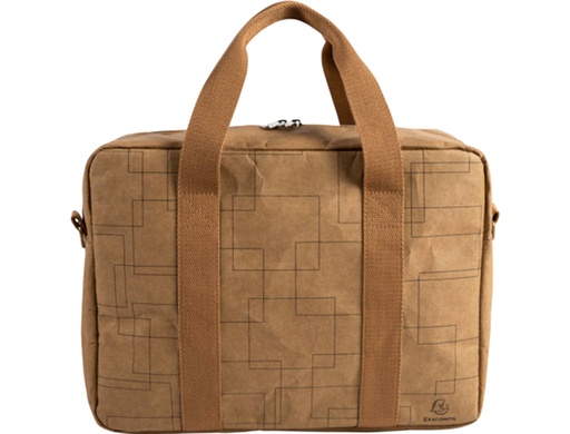 [17660E] MALETIN PARA PORTATIL EXACOMPTA ETERNECO 14\" CUERO IMITACION VEGETAL 325X90X420 MM