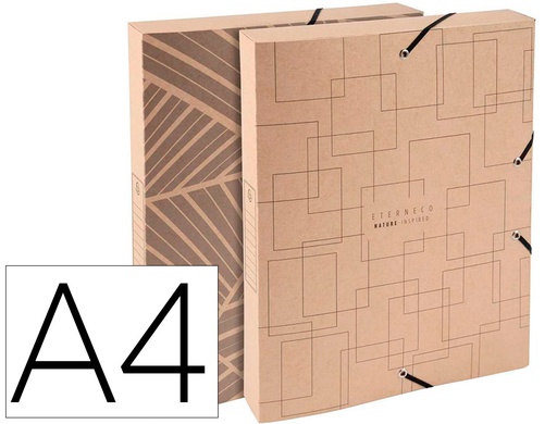 [59447E] CARPETA DE PROYECTO EXACOMPTA ETERNECO CARTON ECOLOGICO DIN A4 LOMO 40 MM