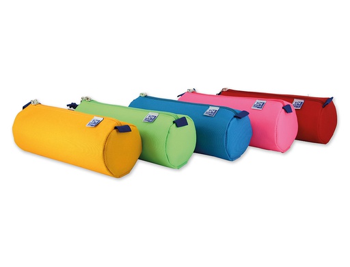 [400150283] PORTATODO ESCOLAR OXFORD MODELO KANGOO KIDS REDONDO GRANDE COLORES SURTIDOS 220X70X90 MM