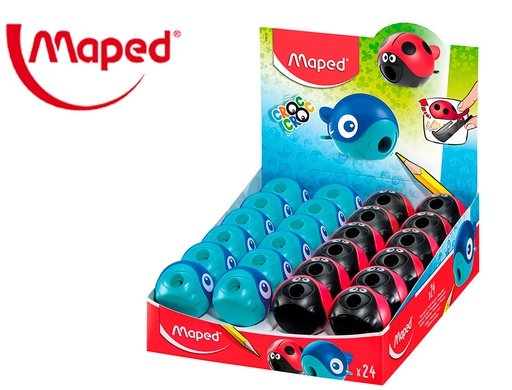 [18113] SACAPUNTAS MAPED PLASTICO CROC CROC EASY 1 USO CON DEPOSITO