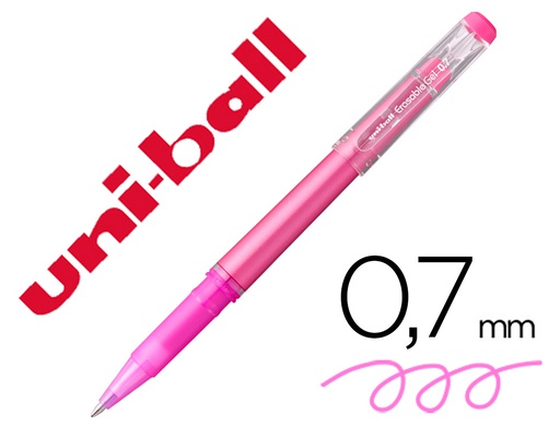 [305813000] ROTULADOR UNI-BALL ROLLER UF-222 TINTA GEL BORRABLE 0,7 MM ROSA