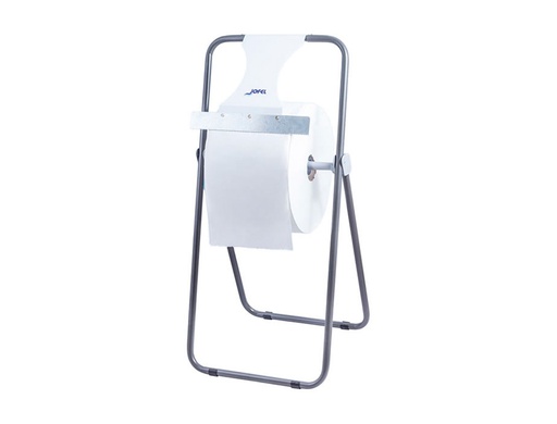 [AD80000] PORTABOBINA INDUSTRIAL JOFEL METALICO SUELO CON SIERRA DE CORTE PARA BOBINAS DE HASTA 500 M 850X418X445 MM