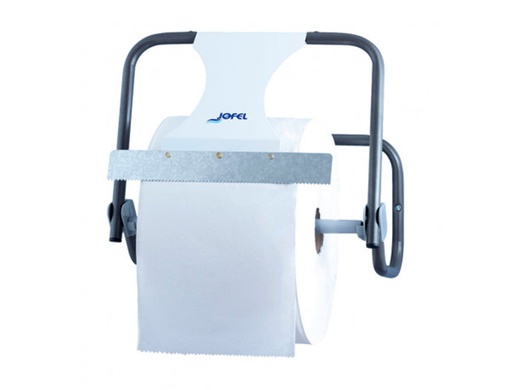 [AD60000] PORTABOBINA INDUSTRIAL JOFEL METALICO MURAL CON SIERRA DE CORTE PARA BOBINAS DE HASTA 500 M 435X416X285 MM