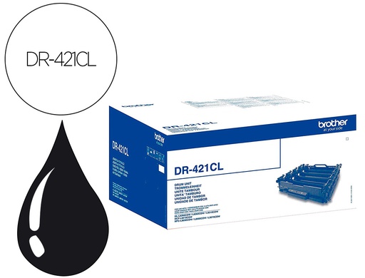 [DR-421CL] TAMBOR BROTHER DR-421CL CUATRICOLOR PARA IMPRESORAS DCP-L8410CDW / L8260CDW / L8900CDW / L9570CDW /