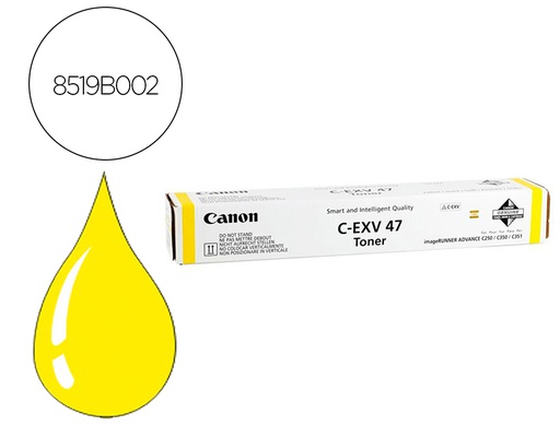 [8519B002] TONER CANON EXV47Y IR ADVANCE C250 C350 AMARILLO