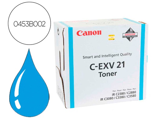 [0453B002] TONER CANON EXV21C IRC2380 IRC2880 CIAN