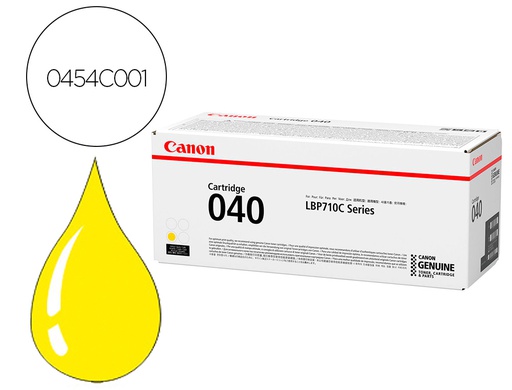 [0454C001] TONER CANON 040Y LBP710 LBP712 AMARILLO