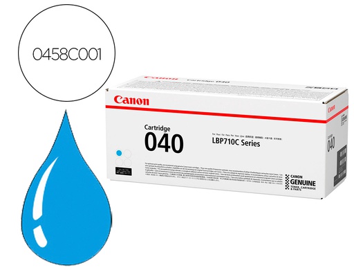 [0458C001] TONER CANON 040C LBP710 LBP712 CIAN
