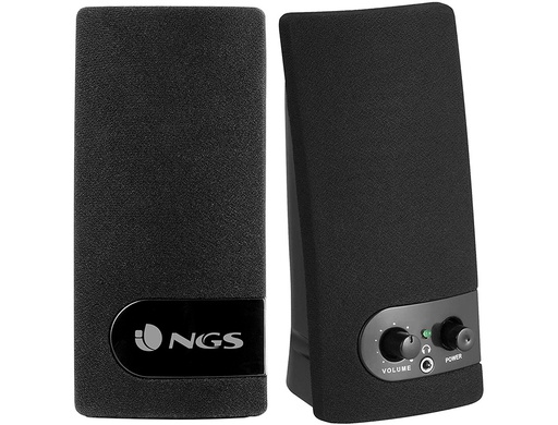 [SB150] ALTAVOZ NGS MULTIMEDIA 2.0 RMS 2W ALIMENTACION USB CON INTERRUPTOR VOLUMEN COLOR NEGRO