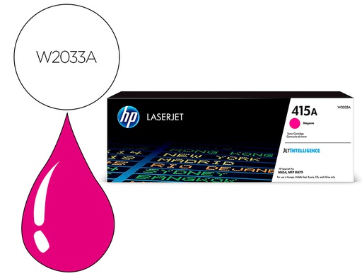 [W2033A] TONER HP 415A PARA HP COLOR LASERJET PRO M454 MFP M479 MAGENTA 2100P