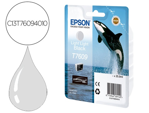 [C13T76094010] INK-JET EPSON SURECOLOR SC-P600 GRIS CLARO