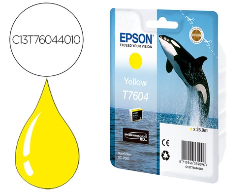[C13T76044010] INK-JET EPSON SURECOLOR SC-P600 AMARILLO