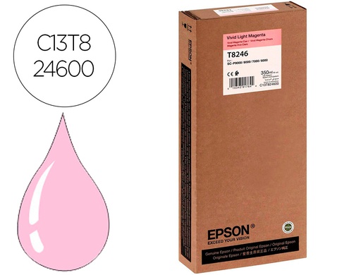 [C13T824600] INK-JET EPSON GF SURECOLOR SERIE SC-P VIVID LIGHT MAGENTA ULTRACHROME HDX/HD 350ML