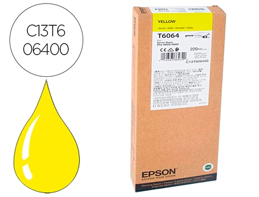 [C13T606400] INK-JET EPSON GF STYLUS PRO 4880/4800 AMARILLO