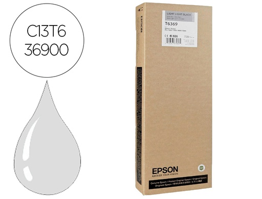 [C13T636900] INK-JET EPSON GF STYLUS PHOTO 7900/9900 GRIS CLARO ALTA CAPACIDAD