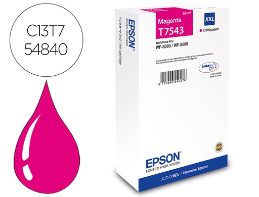[C13T754340] INK-JET EPSON MAGENTA XXL 7000P WF-8X90