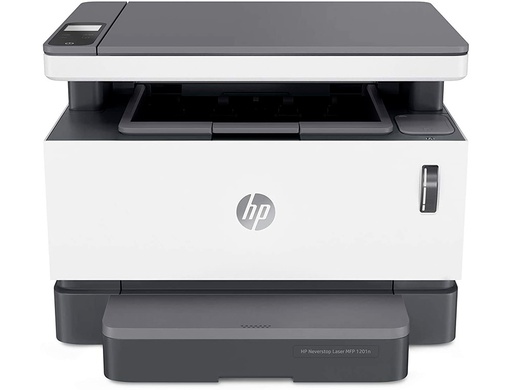 [5HG89A] EQUIPO MULTIFUNCION HP NEVERSTOP LASER 1201N ETHERNET WIFI 20PPM BANDEJA 150 HOJAS ESCANER COPIADORA