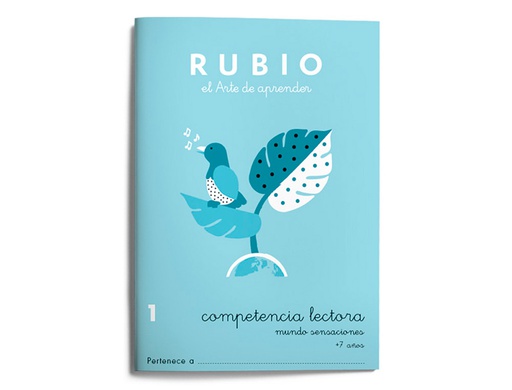 [CL1] CUADERNO RUBIO COMPETENCIA LECTORA 1 MUNDO SENSACIONES